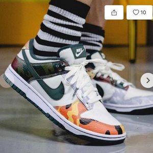 NIKE DUNK LOW SE MULTI-CAMO